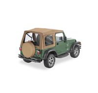 Soft Top για Wrangler TJ 03-06 . Περιλαμβάνει μαλακές επάνω πόρτες για χρήση με μεταλλικές μισές πόρ Soft / Hard Top TJ XTREME4X4